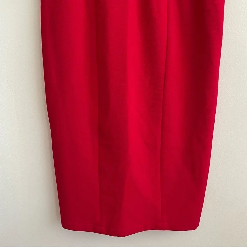 Cushnie et Ochs red cut out dress back zip cherry sexy going out event valentine